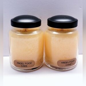 ANGEL FOID CAKE-A Cheerful Giver Baby Jar Single Wick Candle, 6 oz (2 pack)